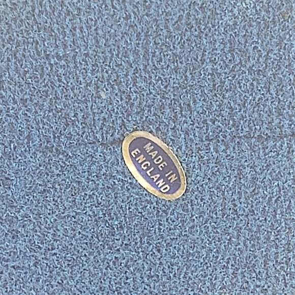 Candelabra-3 Holder-Zinc Plated-England-Blue Felt Bottom-Vintage- 10in x 10in - Picture 8 of 8